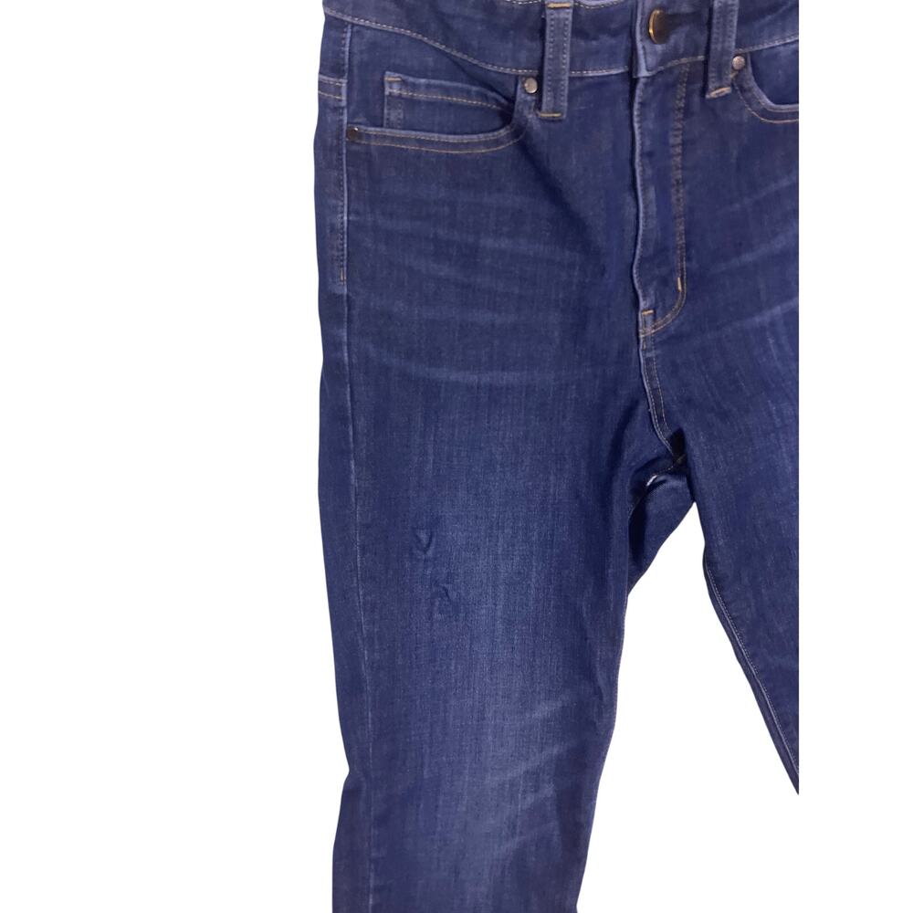 Uniqlo Blue Jeans Women’s Size 26 Cotton Mid Rise Straight Leg Denim Pants - Picture 4 of 7